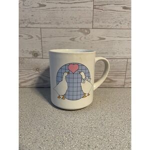 Vintage goose cottagecore mug